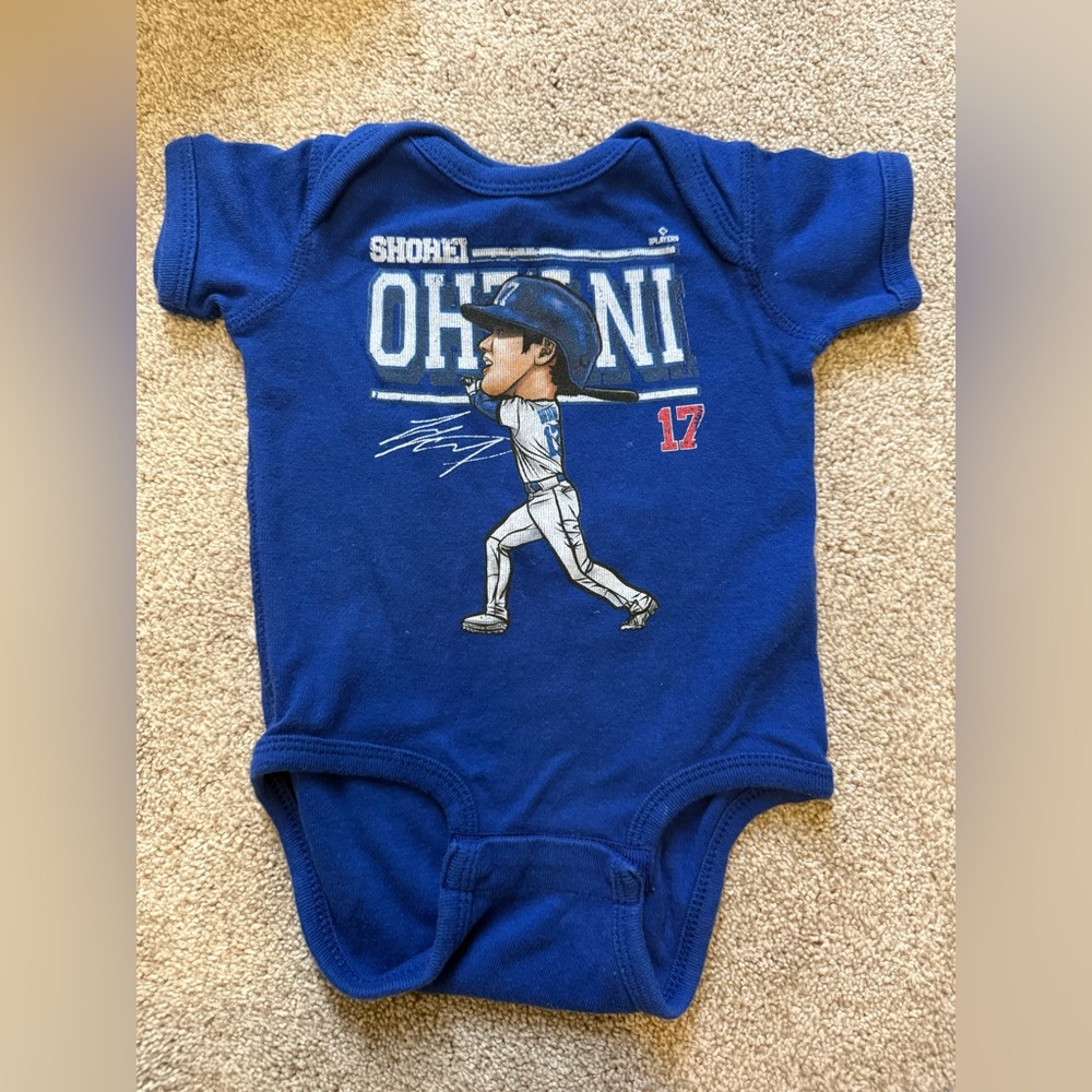 Shohei Ohtani baby onesie